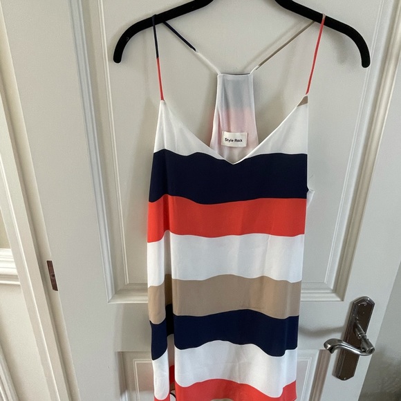 The cutest racer back striped tank!! Perfect for summer!! - Picture 3 of 4